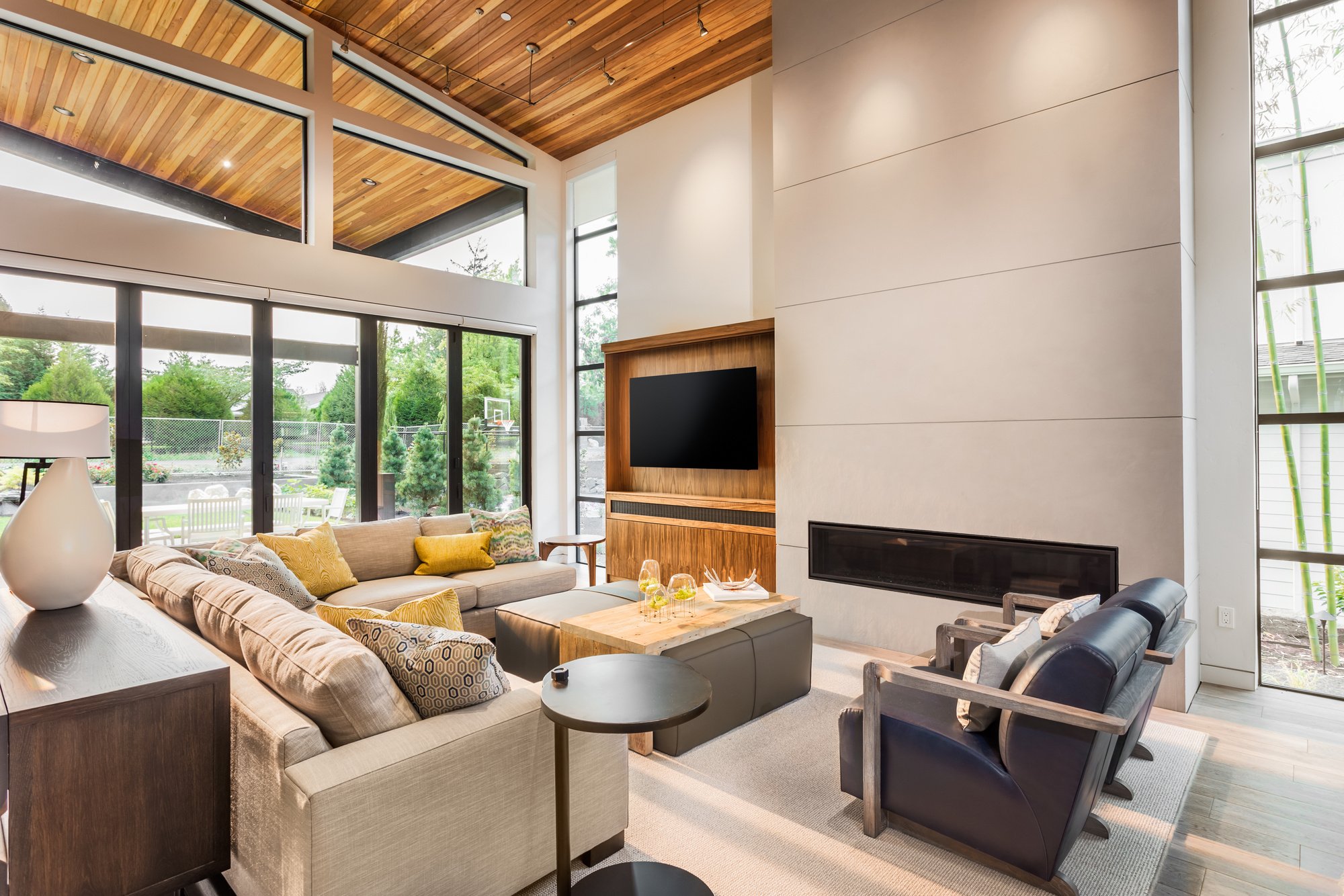 Luxurious Living Room in new home